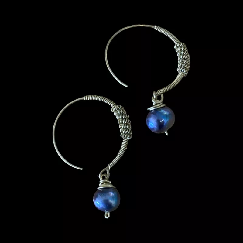 Boucles d'oreilles en laiton, Paris, Martyne Travel Market