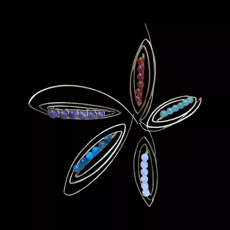 Boucles d'oreilles en laiton, Paris, Martyne Travel Market